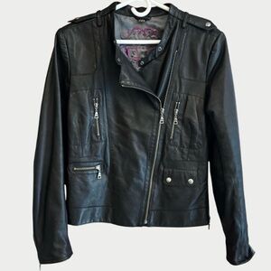 Danier Genuine Leather Biker Style Jacket